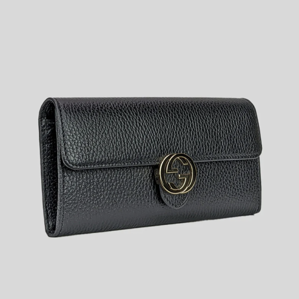 Stunning GUCCI Icon GG Interlocking Wallet Black - Image 4