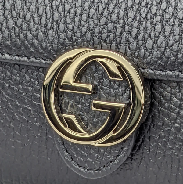 Stunning GUCCI Icon GG Interlocking Wallet Black - Image 2