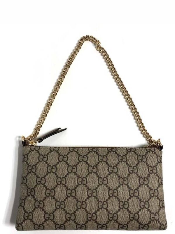 Gucci GG Supreme Mini Shoulder Bag - Beige