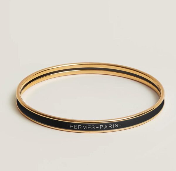 HERMES - Uni Bangle - Gold/Black